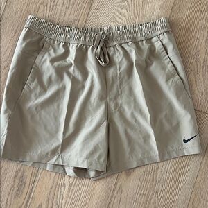 Nike Beige Sports Shorts